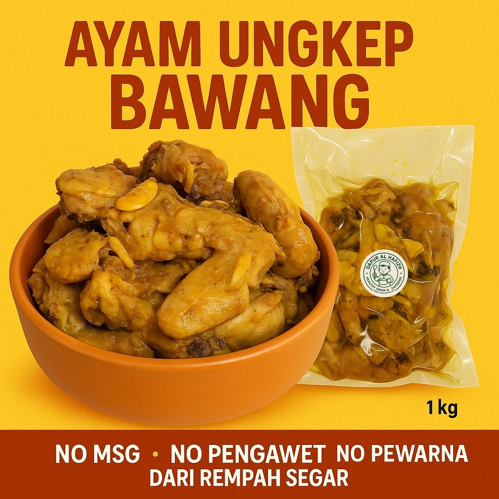 

Ayam Ungkep Bawang Frozen – Homemade Tanpa MSG / Pengawet – MPASI 1+ / Lauk Sehat Praktis Harian