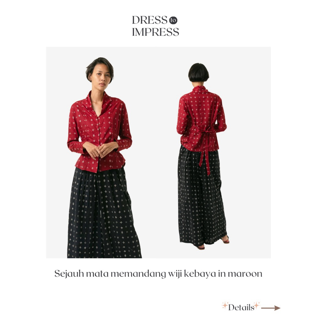 RENT/SEWA SEJAUH MATA MEMANDANG WIJI KEBAYA IN MAROON