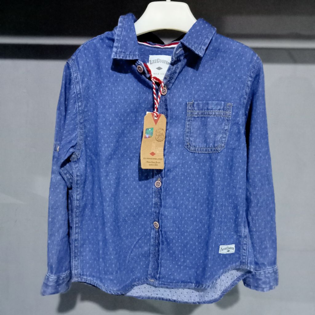 Lee Cooper Kemeja Lengan Panjang Anak Laki - Laki (KAL)