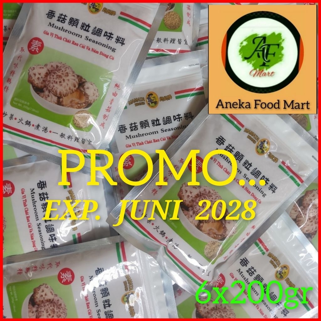 

Kaldu Jamur Mamata Brand 200gr/ Mamata Mushroom Seasoning/ Kaldu Jamur non MSG/ Mushroom Seasoning Powder/ Mokoceng/ Kaldu Jamur/ Totole/ sunbay/ Herring Brand/ Penyedap masakan/ Bumbu kaldu/ vegetalk kaldu jamur