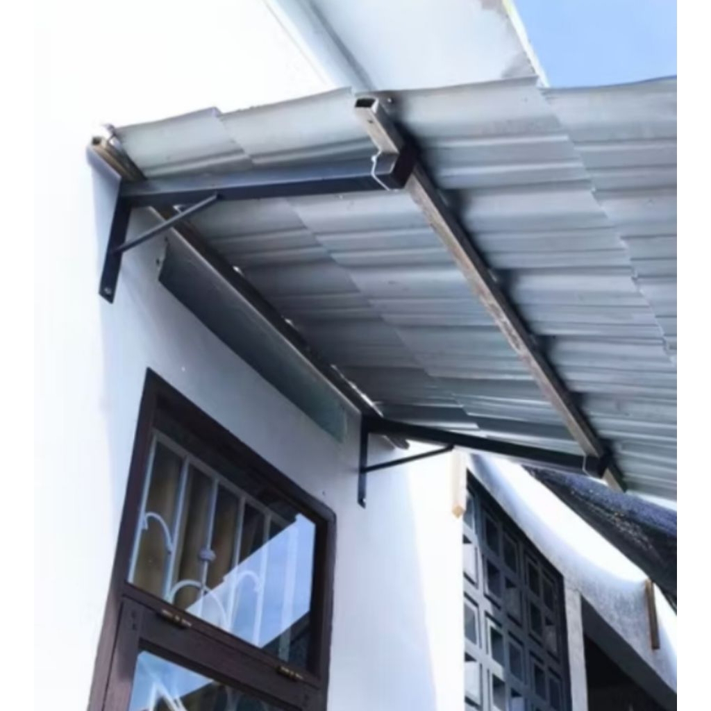 rangka kanopi besi Konsul 2 pcs besi hollow galvanis anti karat