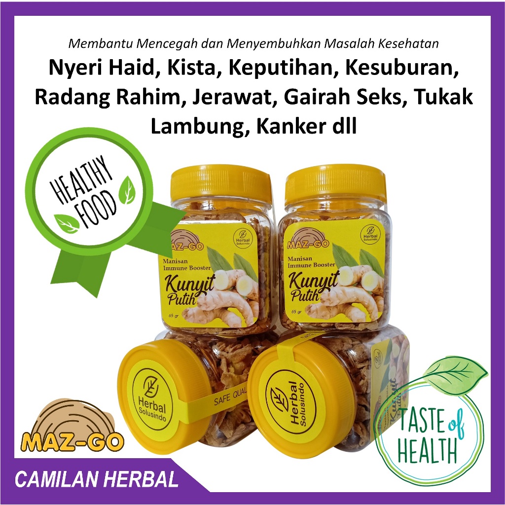 

MANISAN KUNYIT PUTIH CRISPY PERMEN MANIS MURAH SEHAT REMPAH HERBAL CAMILAN IMUN BOOSTER 65 gr