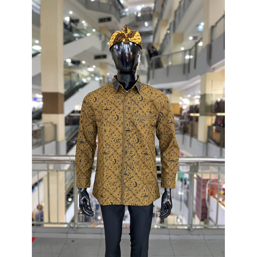 hem Batik slimfit exlusive batik solo batik pejabat batik couple