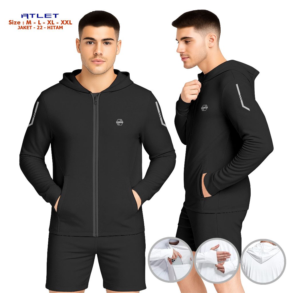 Jaket Running Pria/ jaket olahraga pria/ jaket running/jaket lari