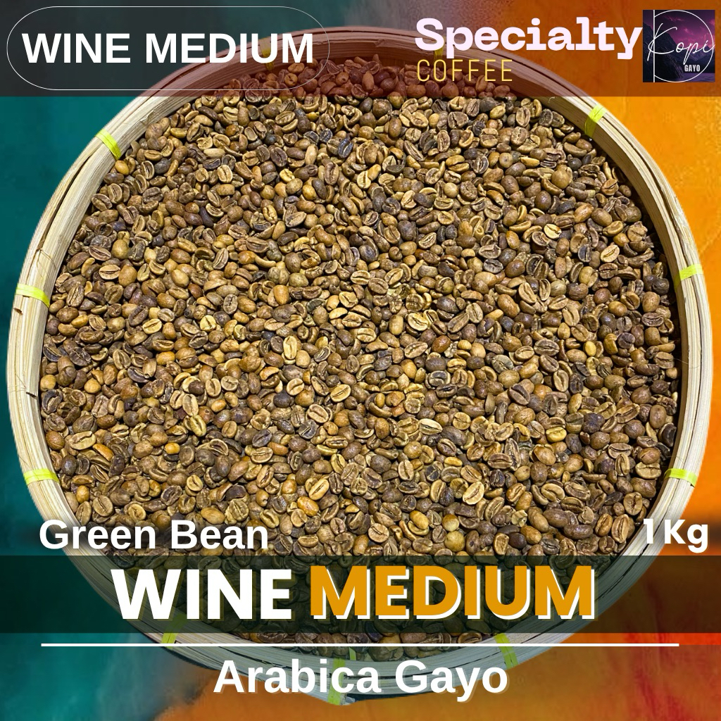 

GREEN BEAN KOPI GAYO WINE MEDIUM 30H ARABICA 1 KG