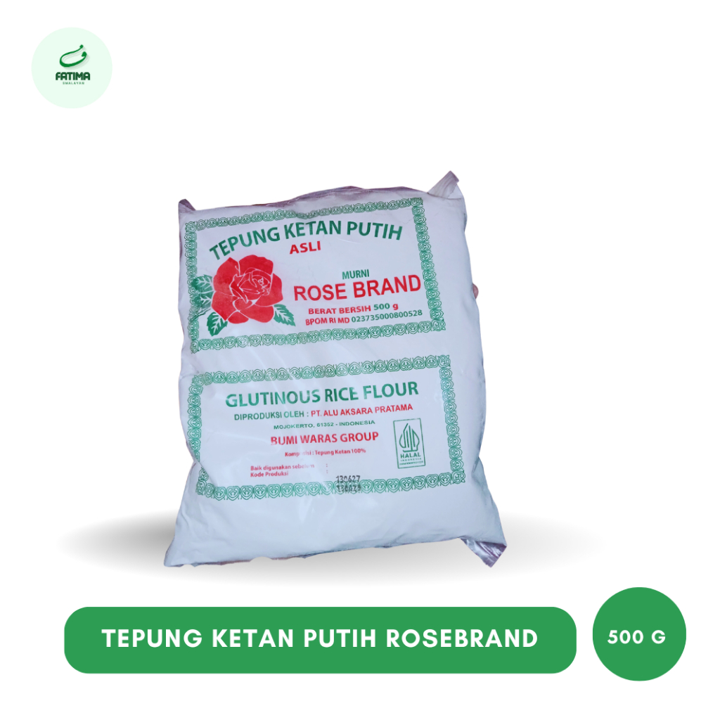 

Tepung Ketan Putih Rose Brand - Asli dan Murni kemasan 500 g