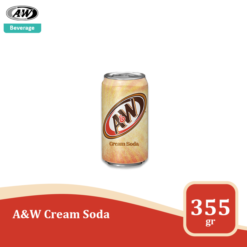 

A&W Cream Soda 12 fl oz - Minuman Impor USA