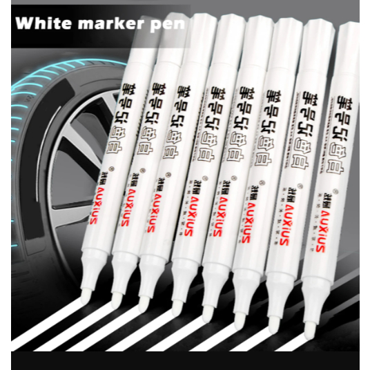 

Spidol Pena Graffiti Putih Permanen Marker Untuk Ban Mobil Motor Karet Plastik kain kayu kulitOil Waterproof Tahan Air