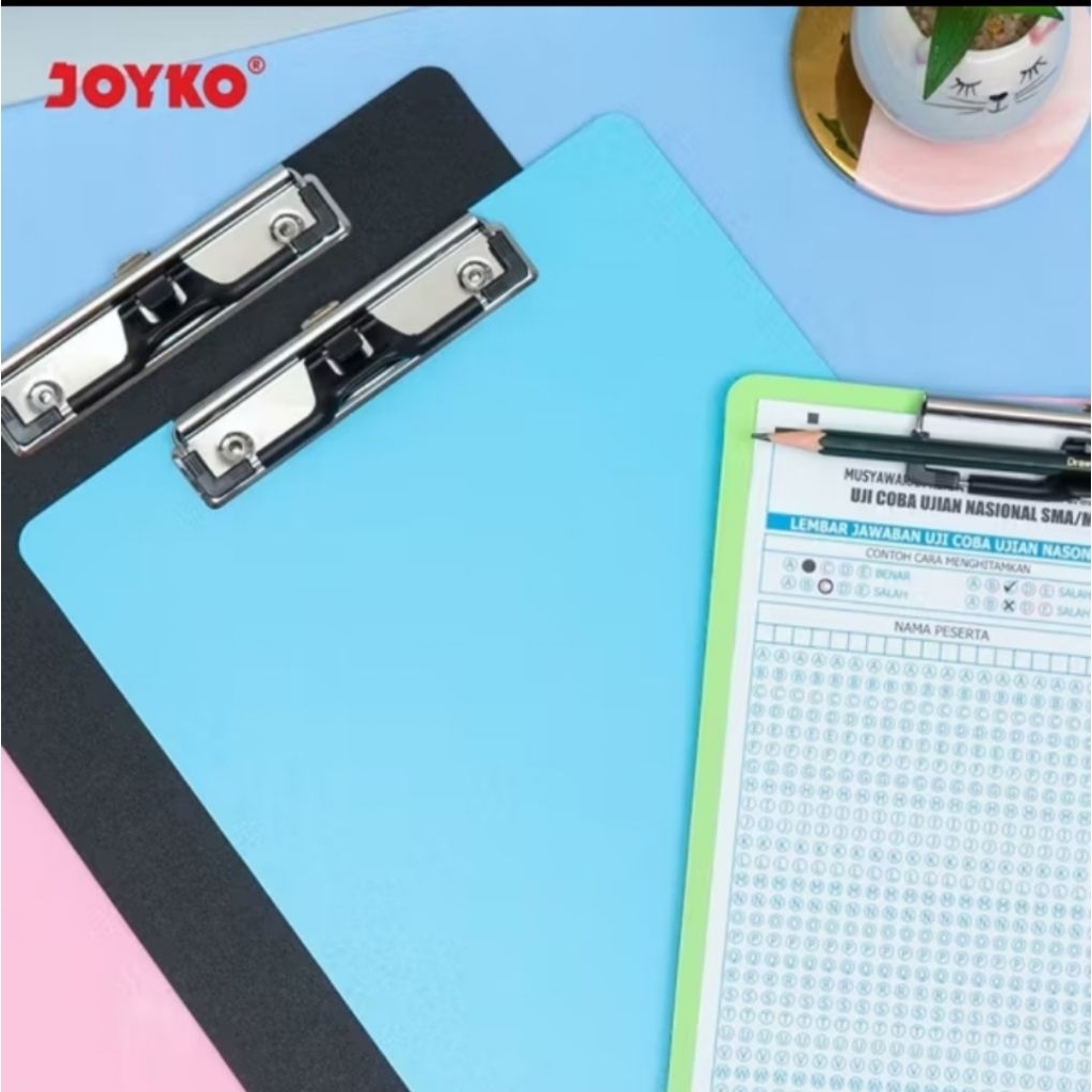 

Joyko Clipboard CLB 68 F4 / Clipboard Papan Jalan Alas Ujian Ukuran F4