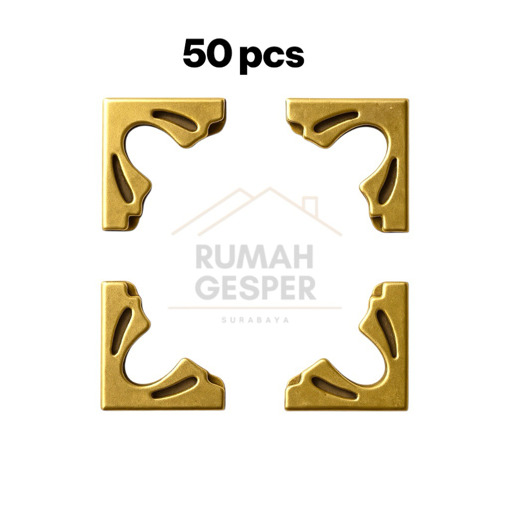 

(50 PCS) SIKU KUPU SIKU BUKU YASIN BUKU WISUDA SUDUT EMAS GOLD