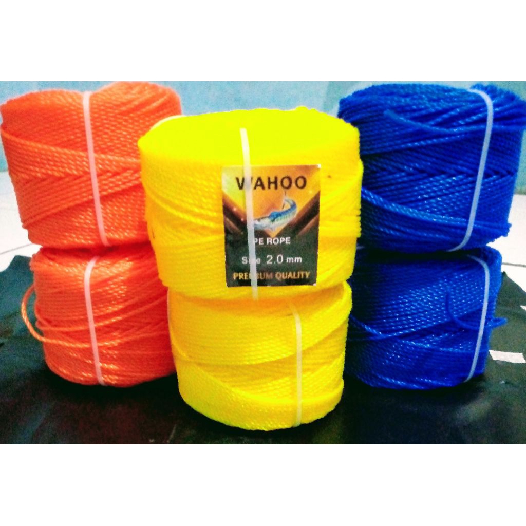 

tali warna PE 2 mm harga per roll