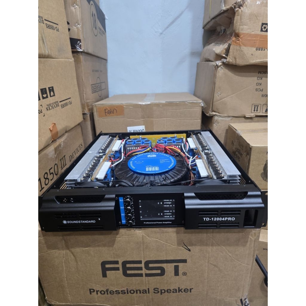 Power 4 Channel Soundstandard TD 12004 Pro Layar Power Class H Soundstandard TD12004 DSP