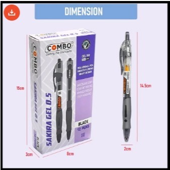 

Pulpen Cetek / Retractable pen / Round tip Bolpoin Sakira / Pulpen Hitam / Pulpen Biru