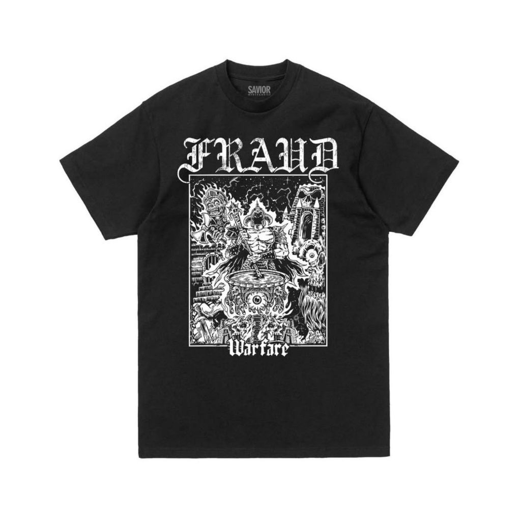 T-shirt Band Official Fraud - Warfare