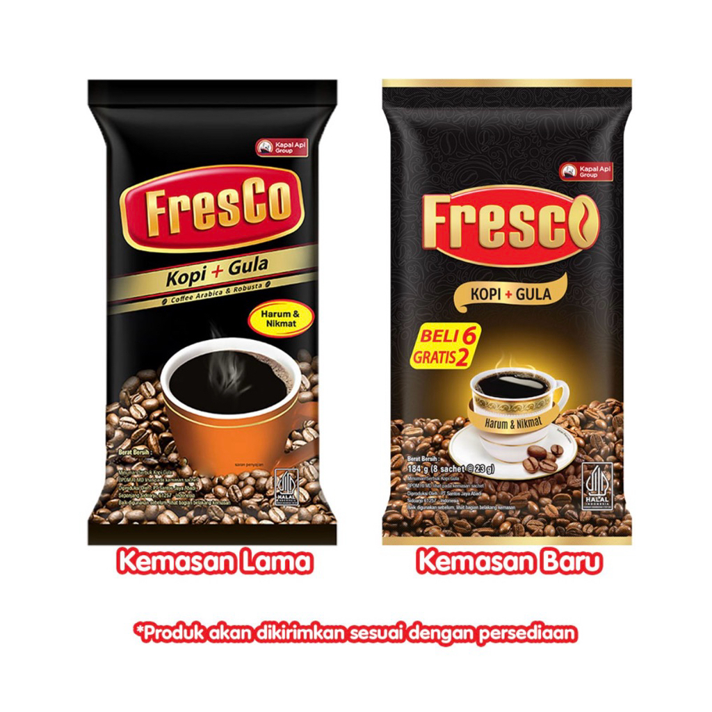 

FRESCO KOPI INSTAN KOPI + GULA 8x23g