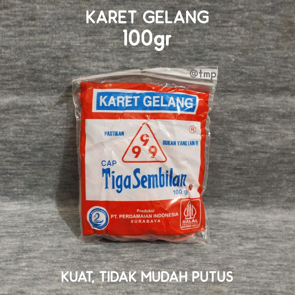 

karet gelang 100gr / karet 999 1 ons / kuat tidak mudah putus