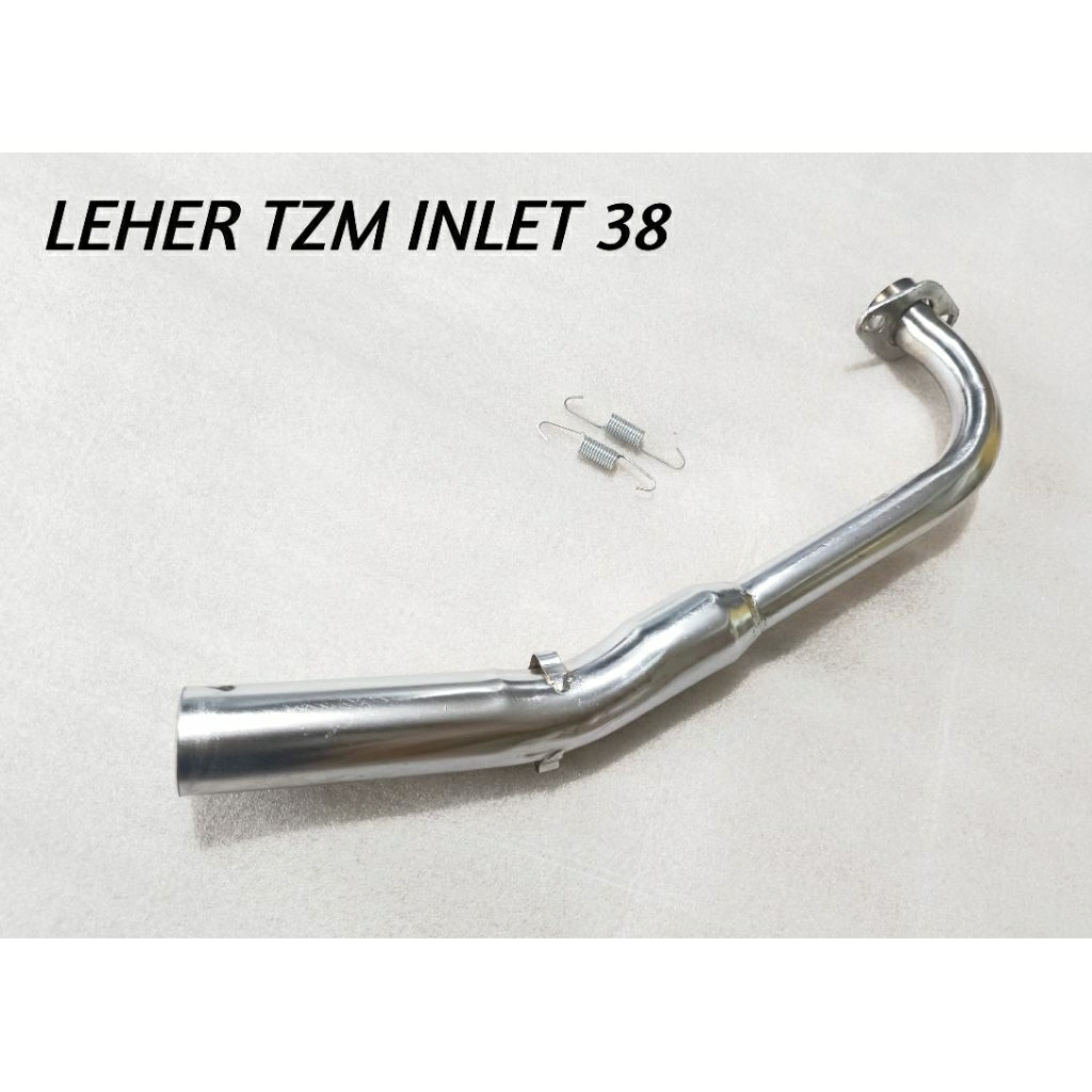 LEHER knalpot standar racing inlet 35 & 28 cms tzm dracco beat fi eluxe karbu mio sporty vario genio