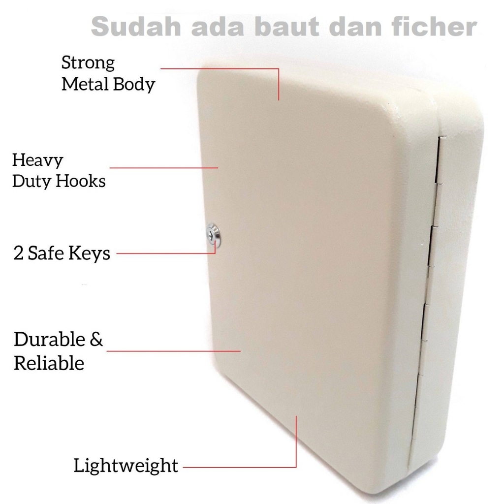 COD KOTAK KUNCI BESI DINDING KEY BOX CABINET KEYBOX KOTAK  GANTUNGAN KUNCI KUNCI DINDING BESI 2