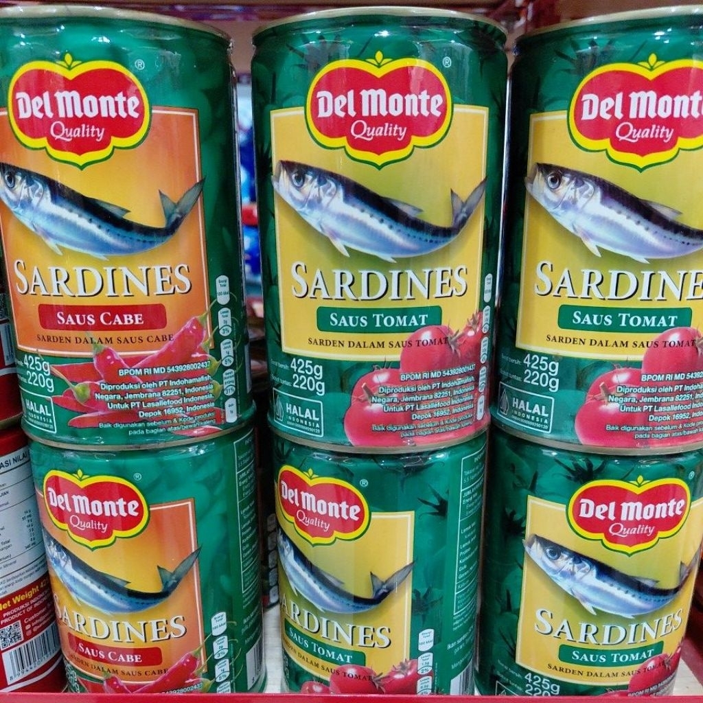 

Sardines Saus Tomat / Saus Cabe 425g