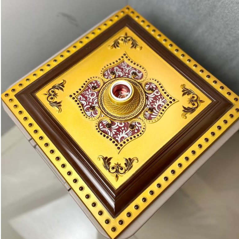 FITING HIAS BESAR BINTANG ORNAMEN PLAFON PVC 30CM fitting 30CM