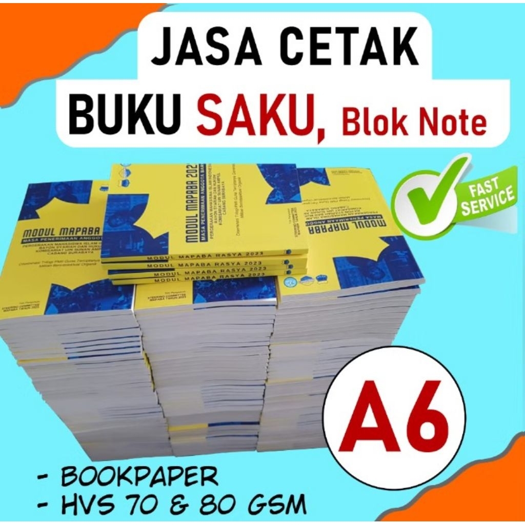 

Cetak Buku Ukuran A6