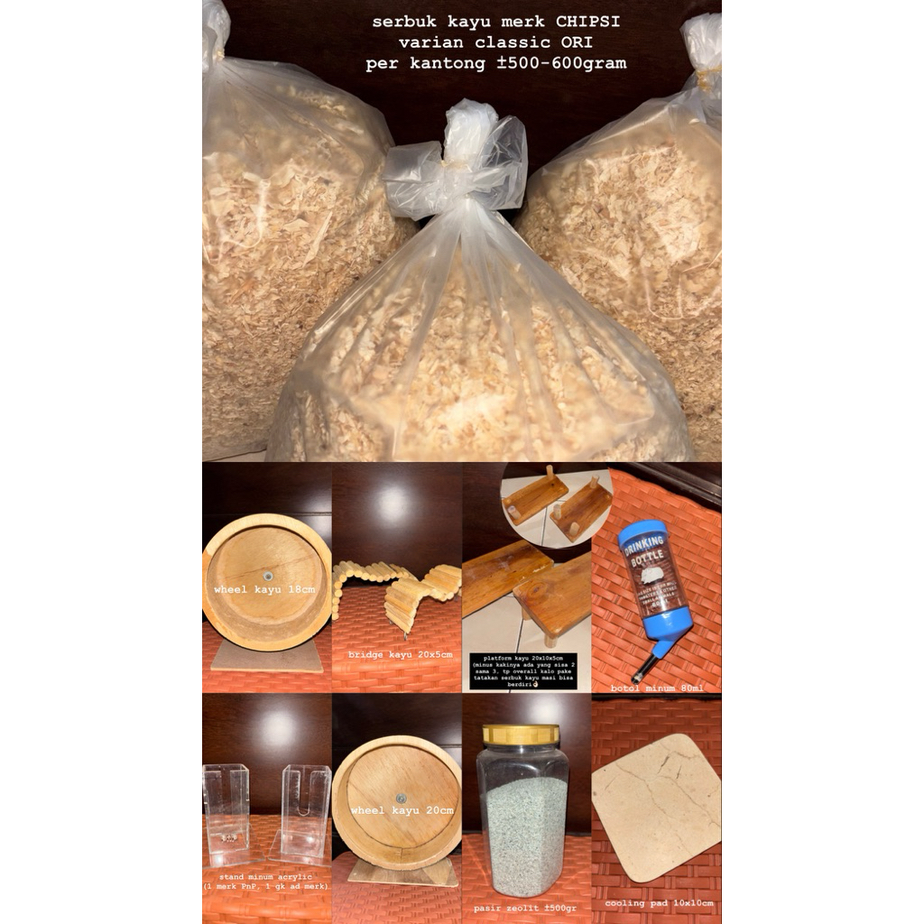 PRELOVED PERLENGKAPAN HAMSTER