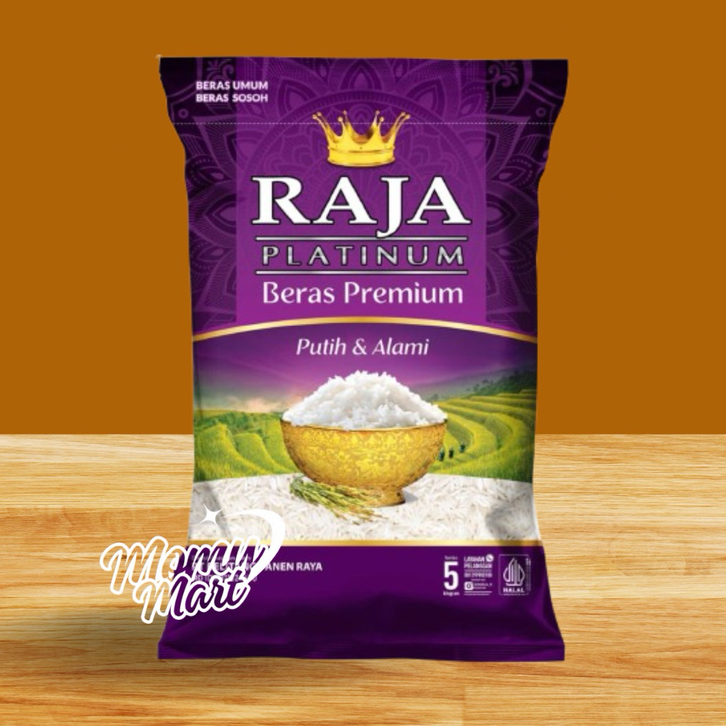 

BERAS RAJA PLATINUM TERBARU UNGU ORI PREMIUM 5KG KUALITAS ⭐️⭐️⭐️⭐️⭐️