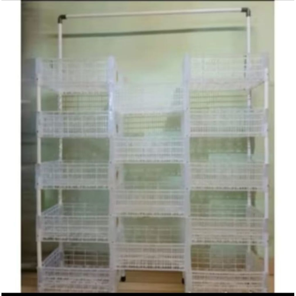 RAK SUSUN WARUNG DAGANGAN SERBAGUNA MODEL GANDENG