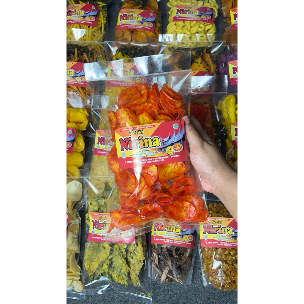 

KERIPIK BALADO PEDAS MANIS(250gr)-SANJAI NIRINA PAYAKUMBUH