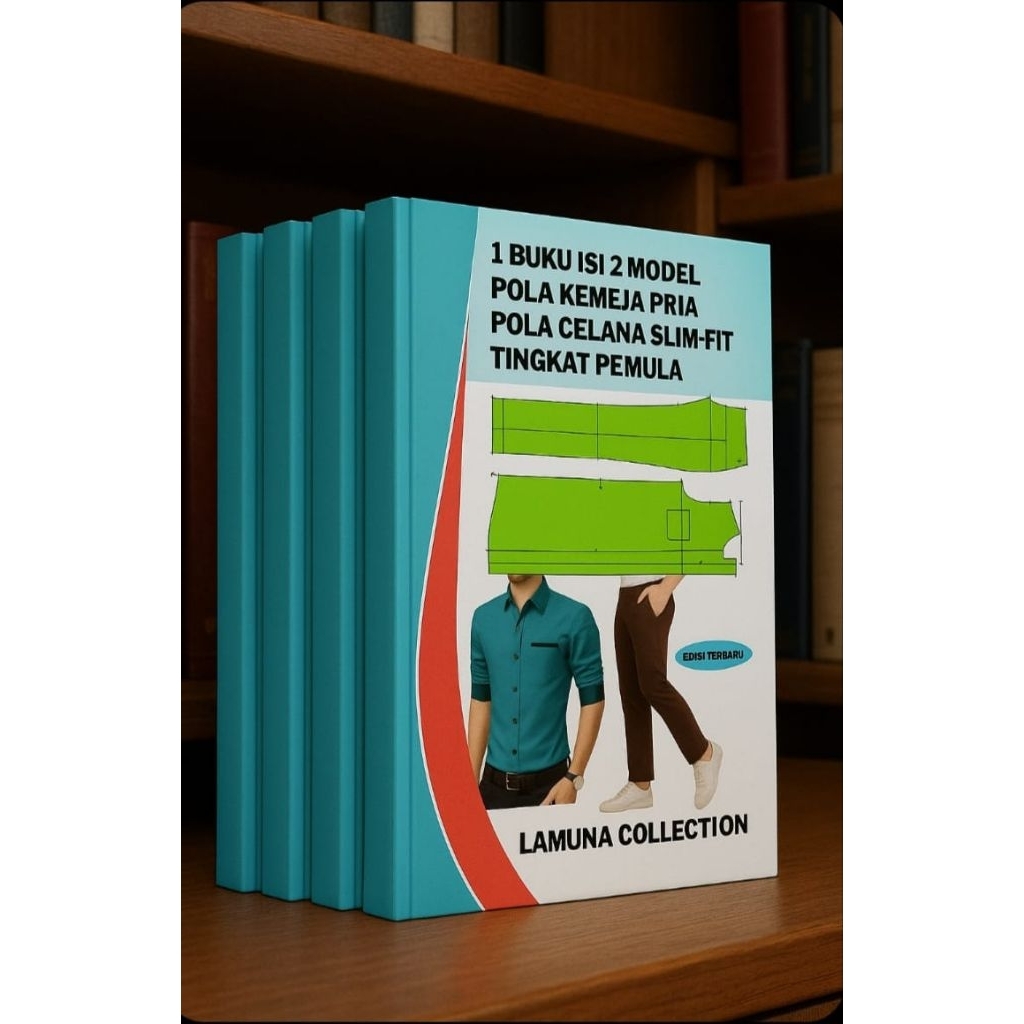 

1 buku isi 2 model kemeja celana