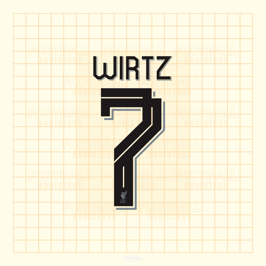 Nama Nomor Punggung Florian Wirtz 7 Jersey Liverpool Away Cup