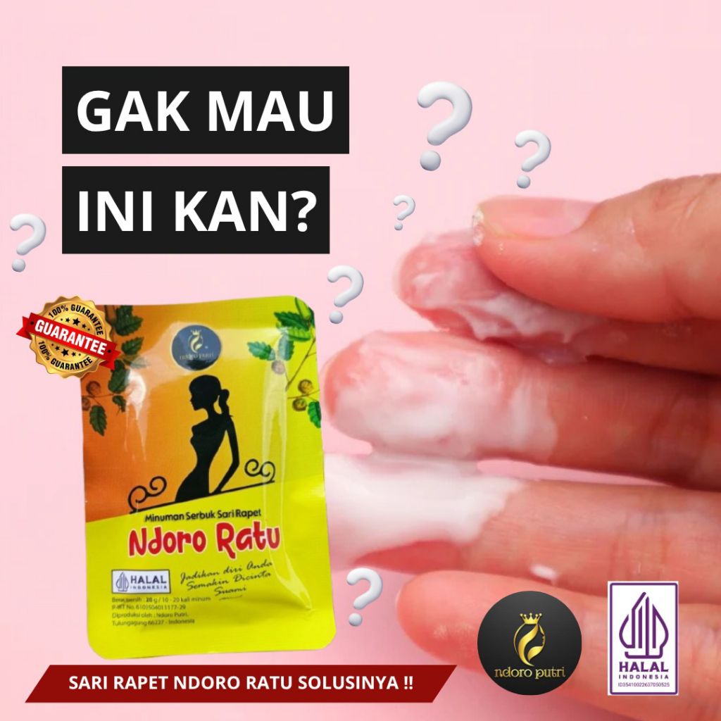 

Minuman serbuk sari rapet ndoro ratu