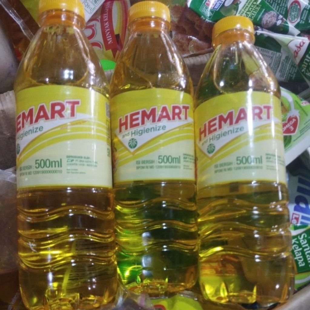 

minyak goreng hemart botol 500 ml