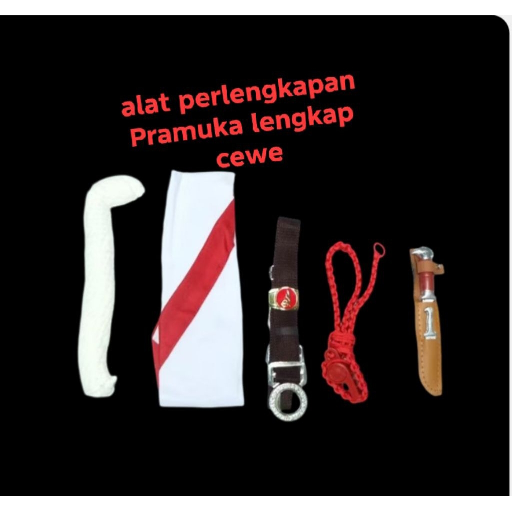 alat set pramuka/Alat Perlengkapan Pramuka Lengkap Cewe/cowo