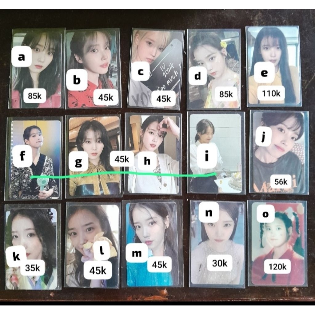 PHOTOCARD OFFICIAL IU (ready)