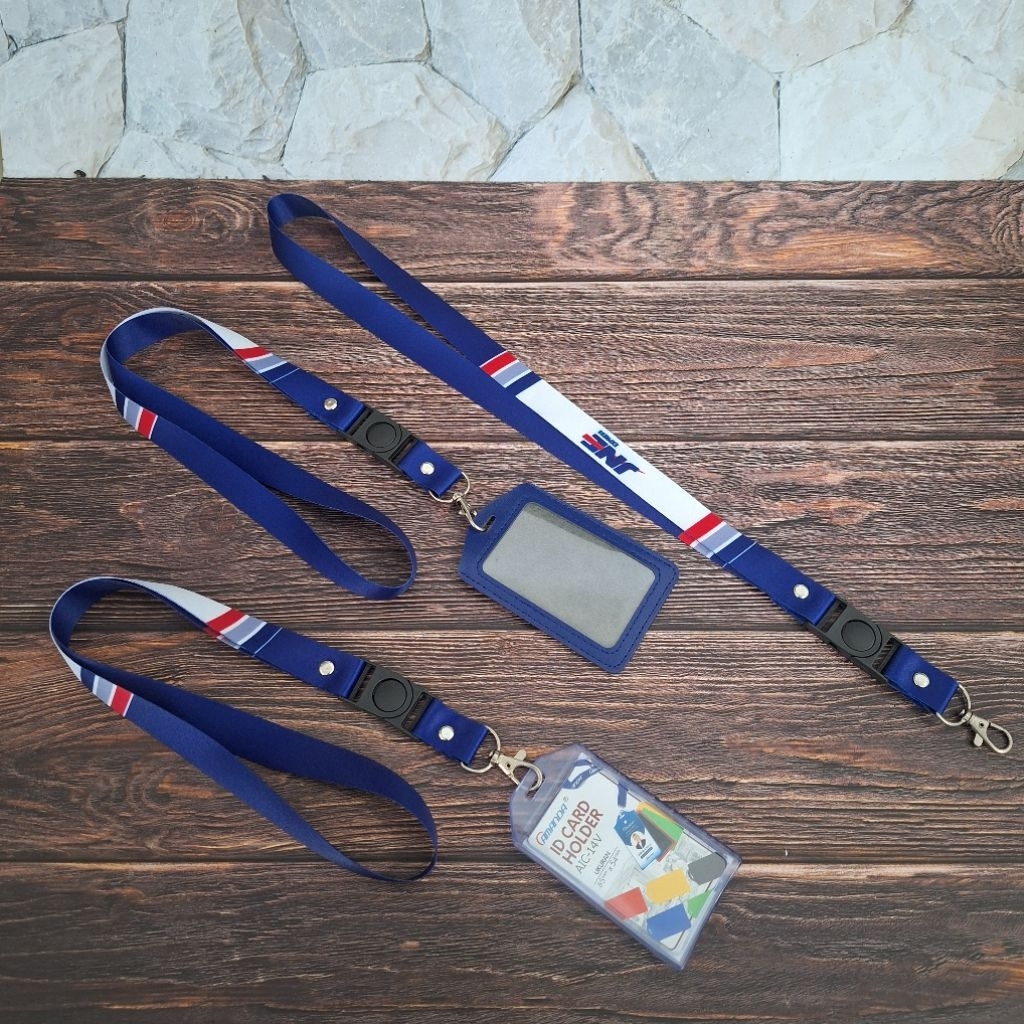 

TALI LANYARD ID CARD JNE EXPRESS + HOLDER (SATUAN) | STOK READY
