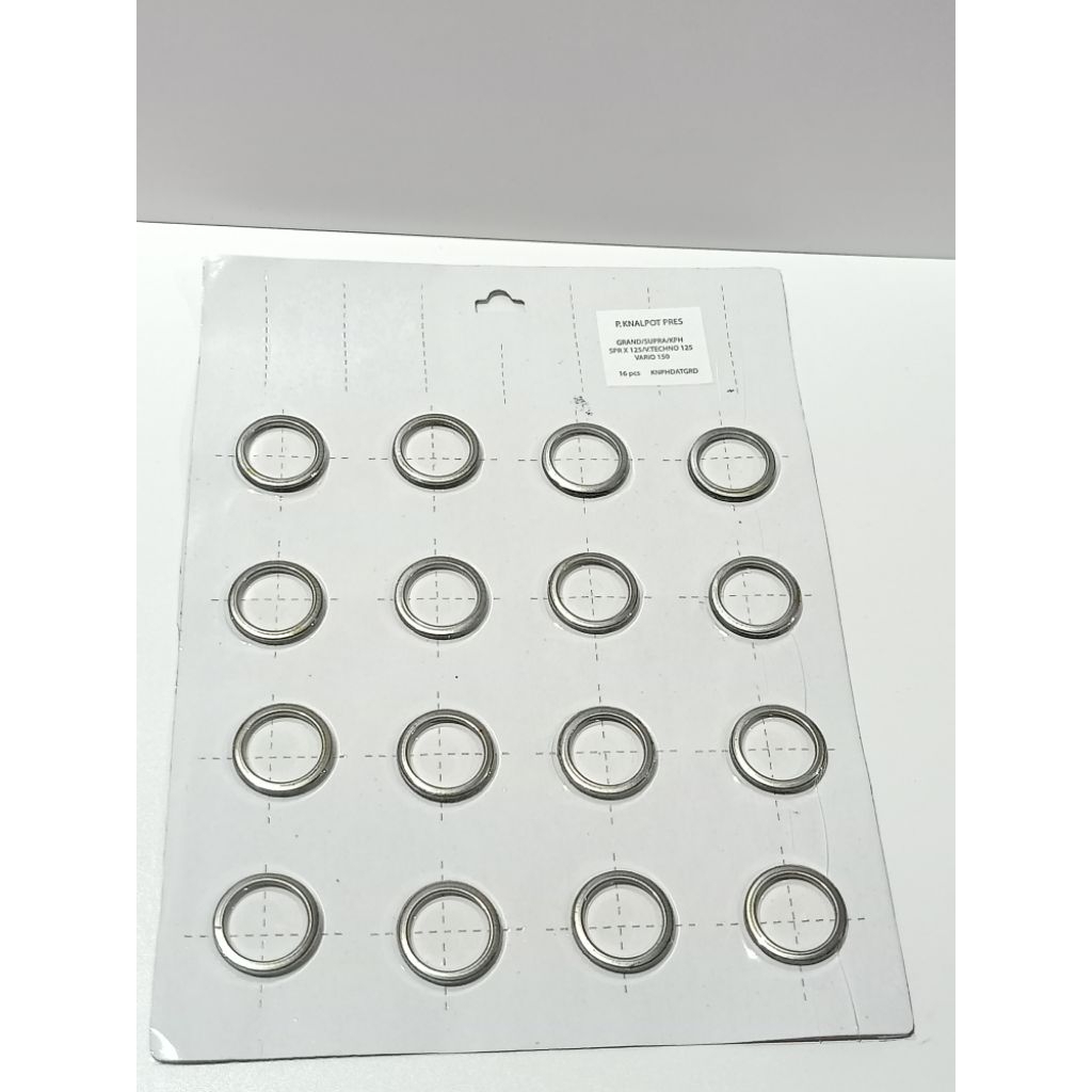 (16 PCS) Paking Knalpot Pres Grand Supra Supra X 125 Vario 150
