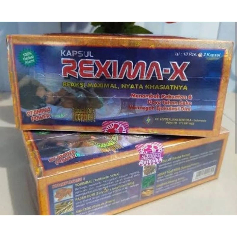 KAPSUL REXIMAX PENAMBAH KEKUATAN&DAYA TAHAN SEX (1Sachet) / Obat Kuat Sex premium