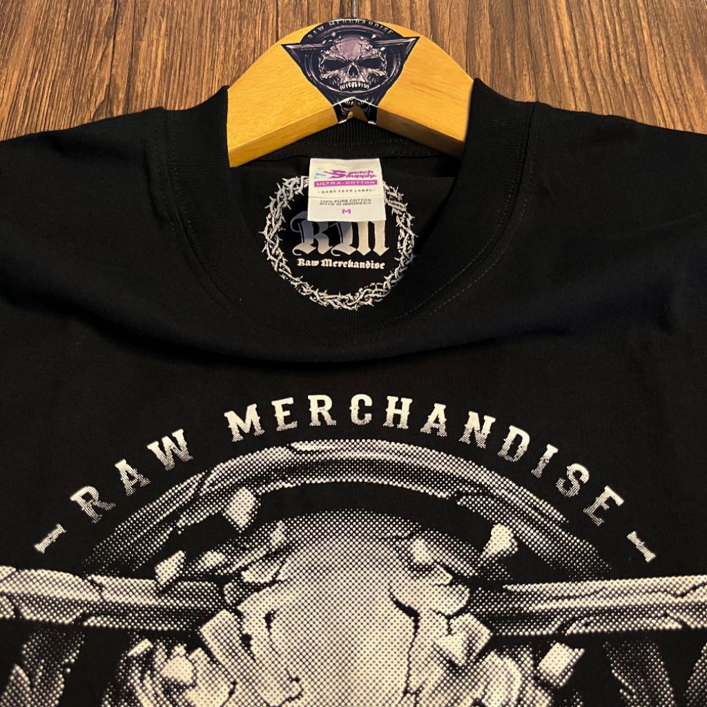 TSHIRT OFFICIAL RAW MERCHANDISE TAG STITCH SUPPLY ULTRA COTTON 20S || KAOS BRAND || KAOS OFFICIAL