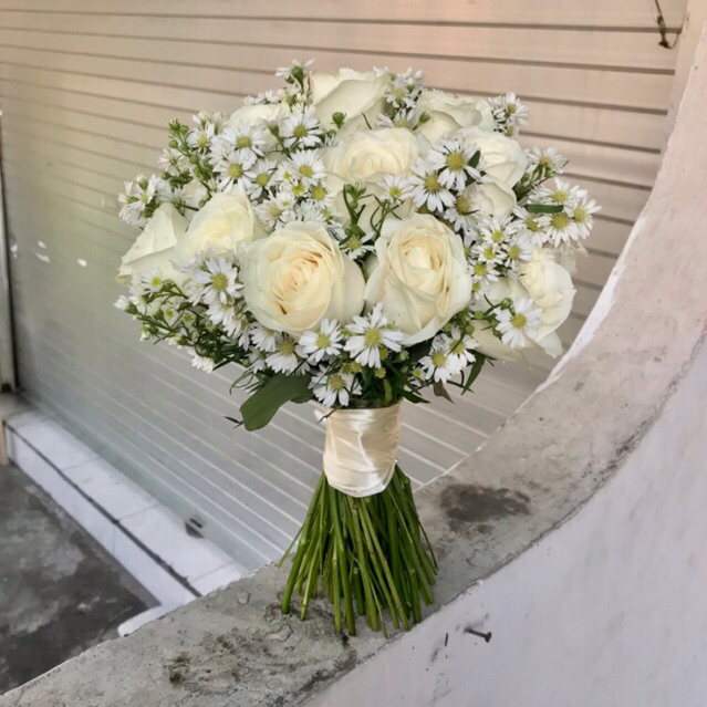 FRESH WEDDING FLOWERS INSTANT SURABAYA | hand bouquet wedding mawar asli KONFIRMASI ORDER H-2, ORDER