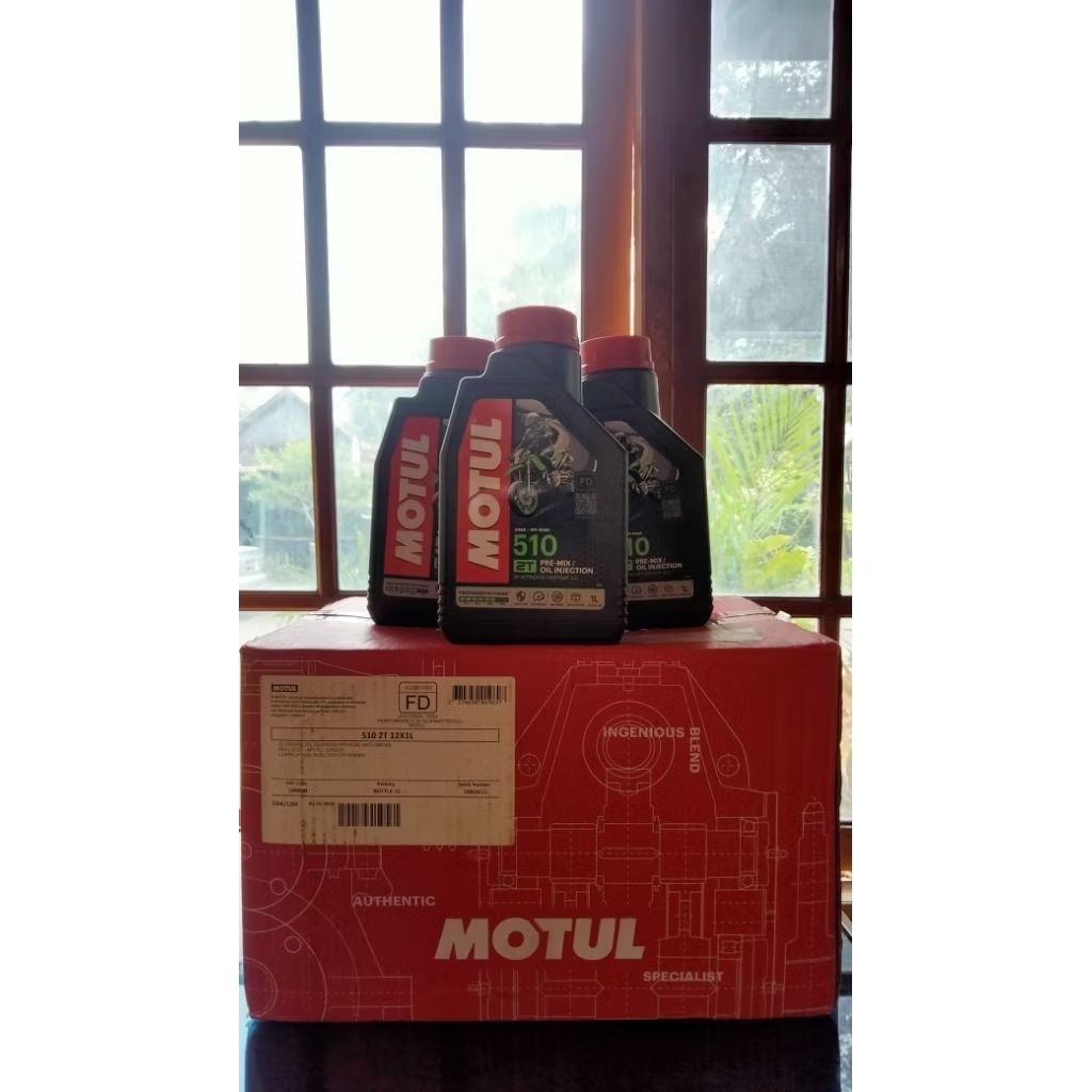 Oli Motul 510 2t 1 dus Oli Samping isi 12pcs Motor 2tak