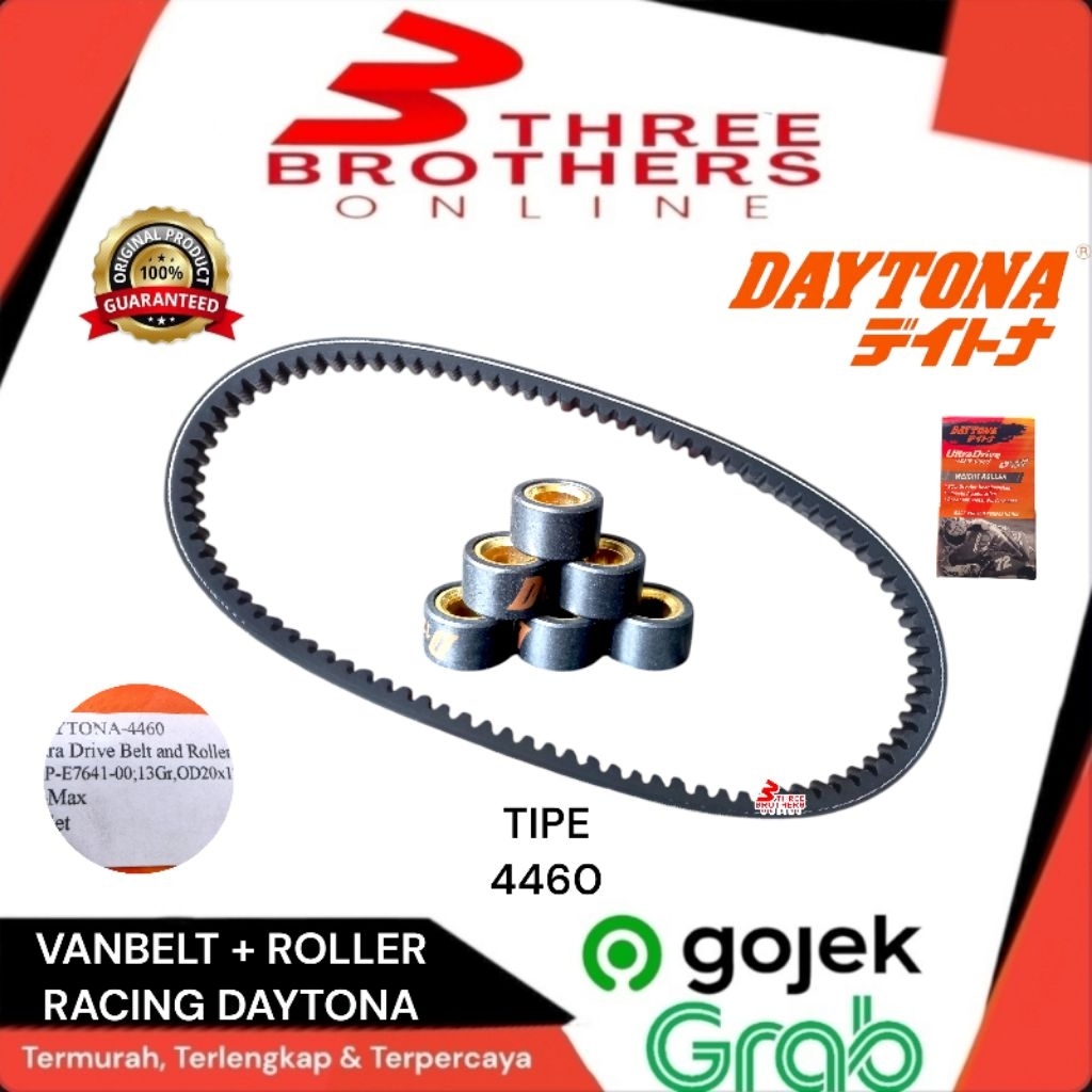 Vanbelt Vanbel fanbelt fenbel assy paket roller Nmax 155 daytona 4460