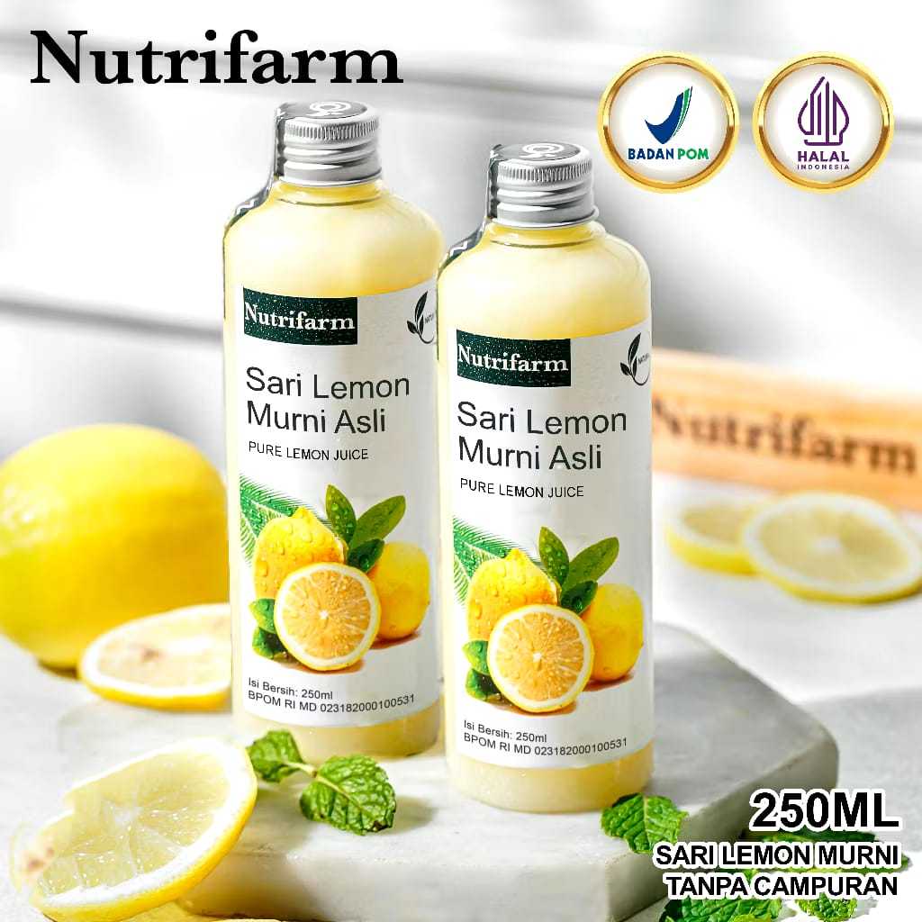 

Nutrifarm Sari Lemon / Sari Lemon 500ml / Sari Lemon 250ml