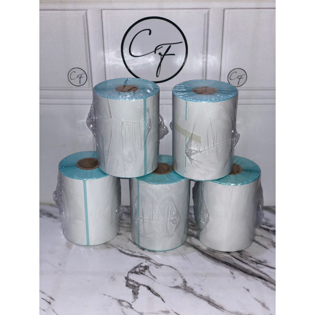 

N/A Sticker untuk mesin Label Thermal 100X500mm / Sticker Label Thermal Roll A6