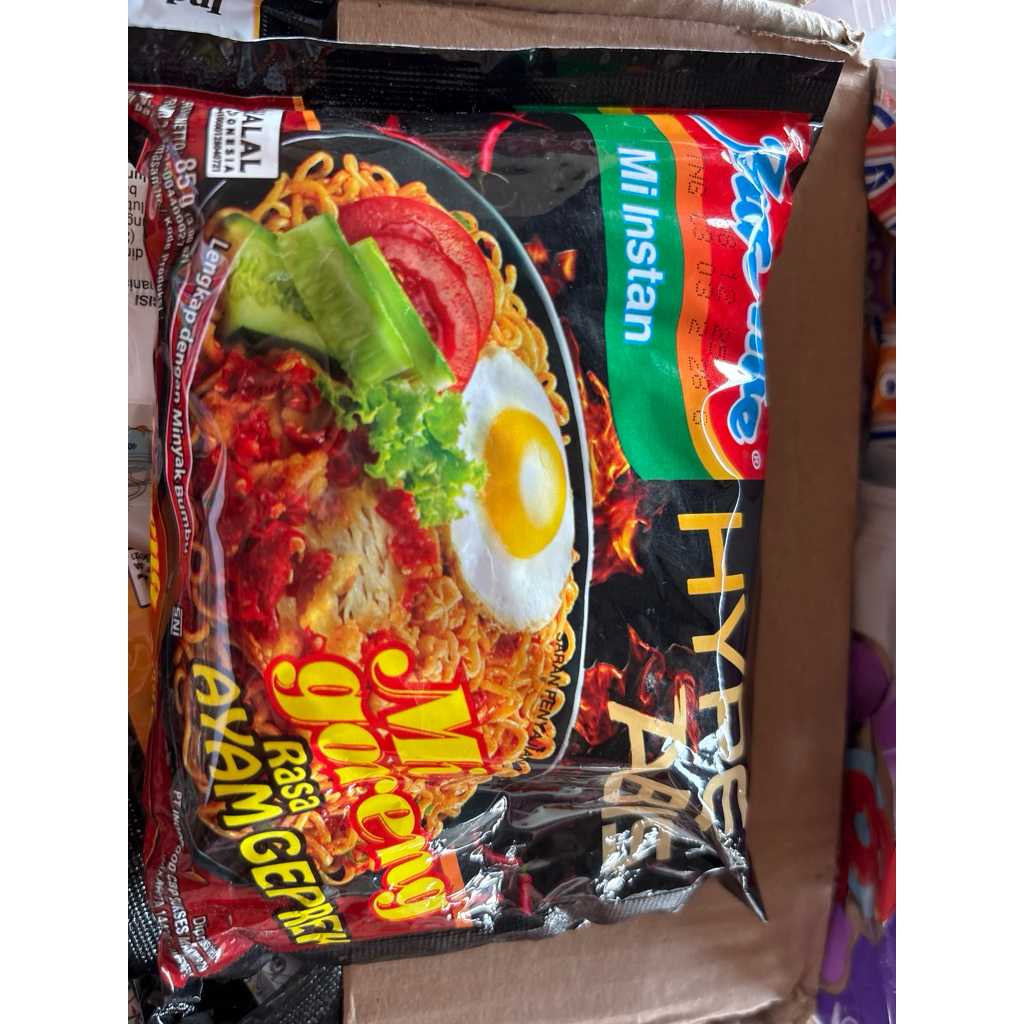 

Indomie rasa ayam geprek