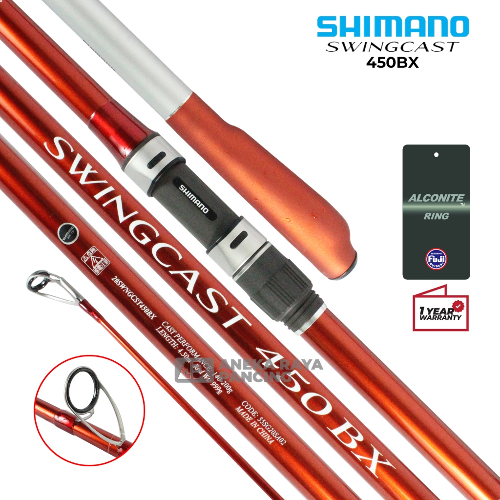 Joran Surf Shimano SWING CAST 425 - 450cm | Fuji Alconite Ring | Surf Casting