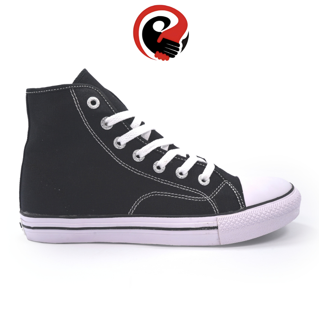 Sepatu Hagamo Orion High Black white (Unisex)