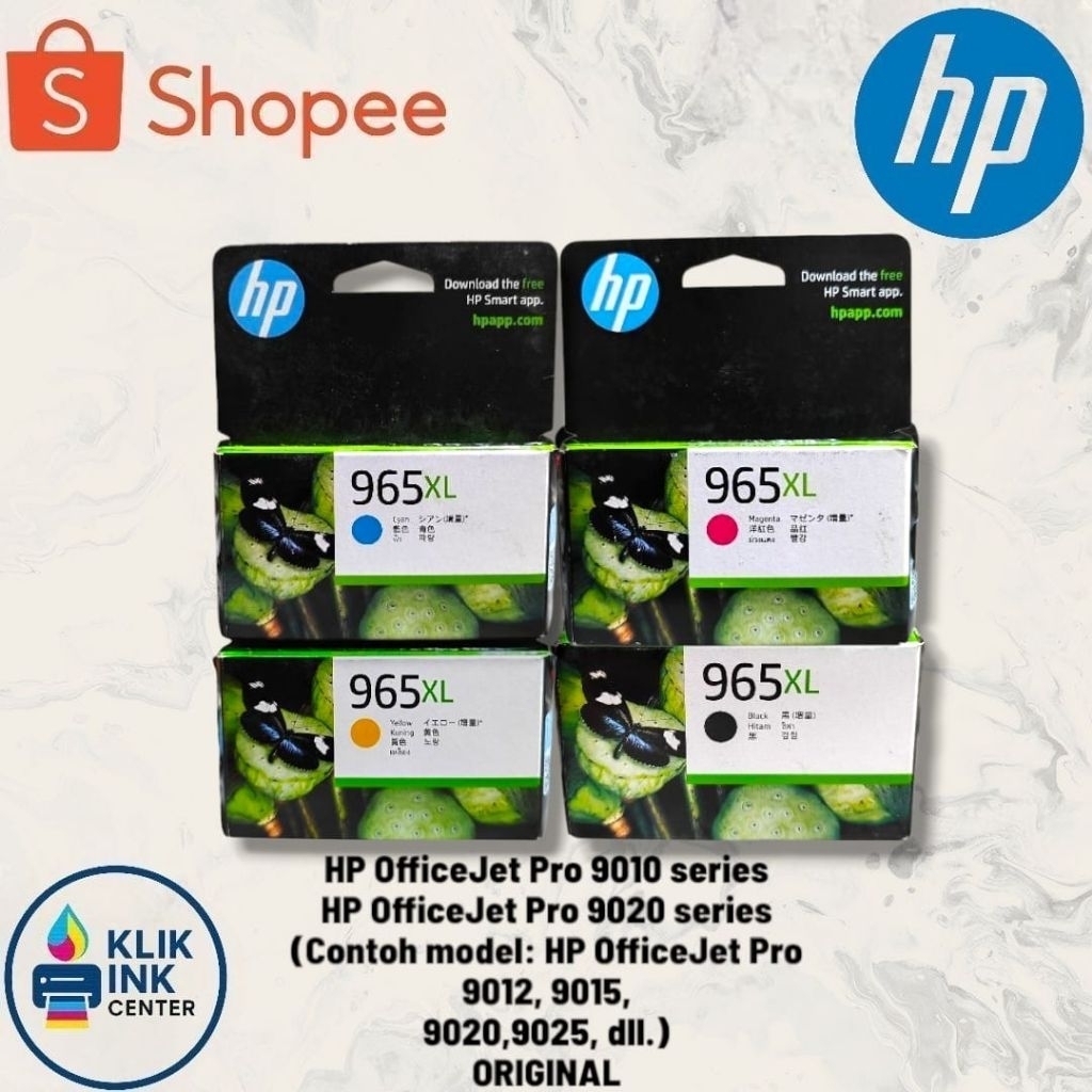 Tinta Hp 965XL / Tinta Cartridge Hp 965 Xl Black Colour Original