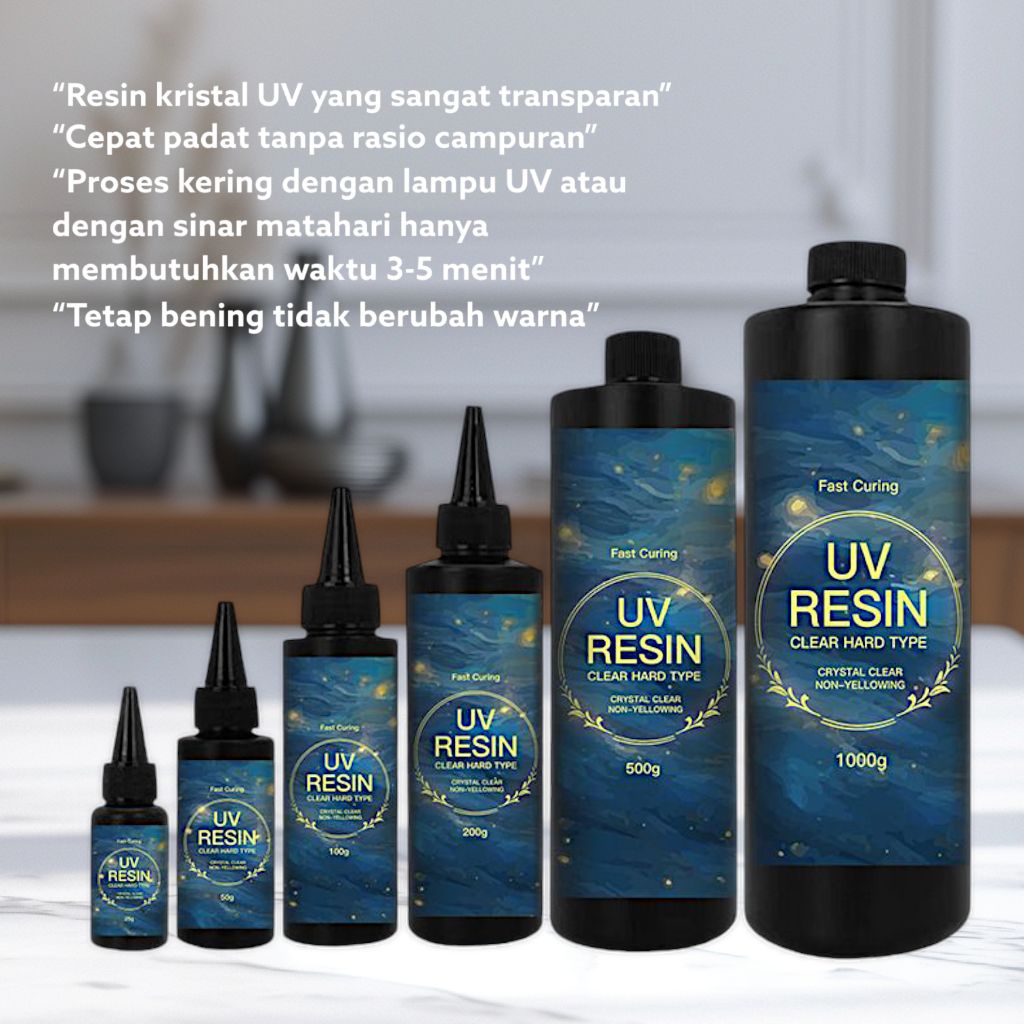 

Resin UV transparan