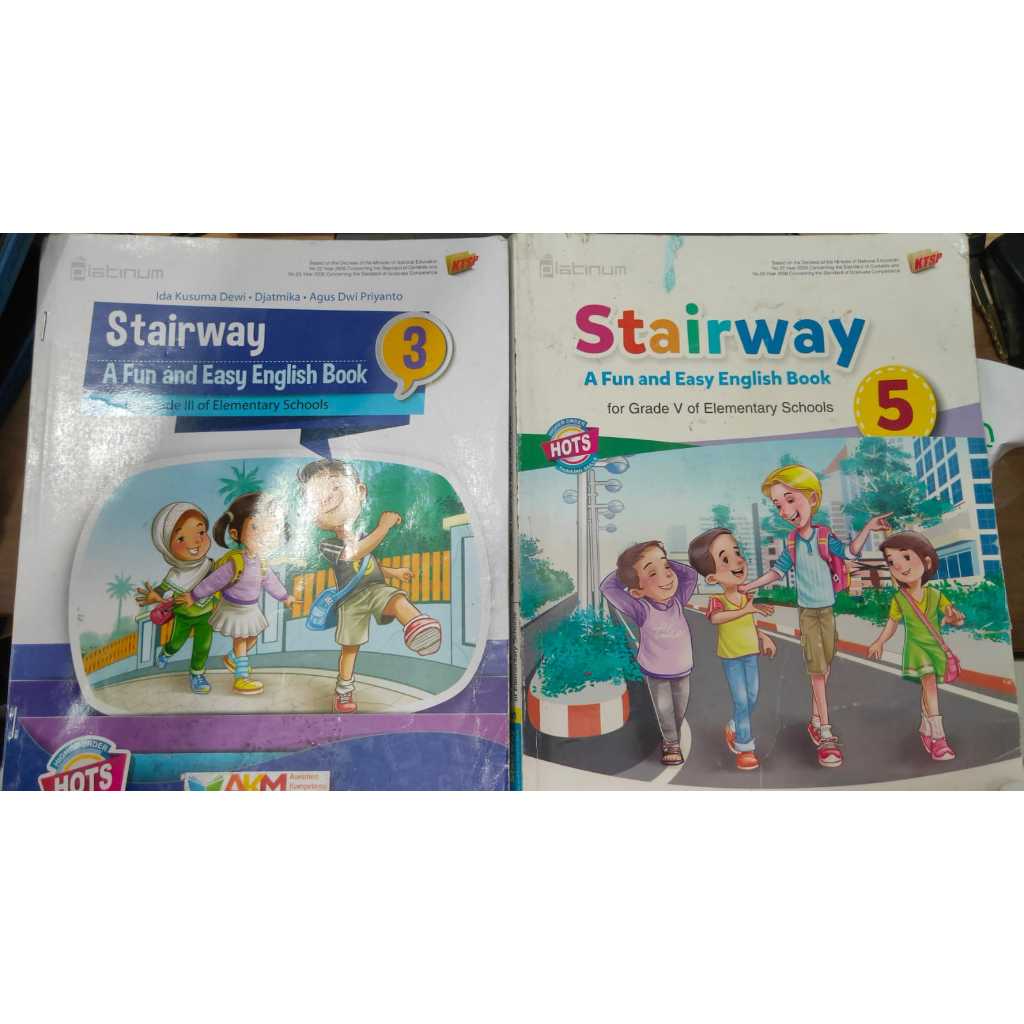 BUKU STAIRWAY A FUN AND EASY ENGLISH BOOK FOR GRADE 3 AND 5